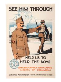 [WORLD WAR I]. A group of 6 propaganda posters, comprising: