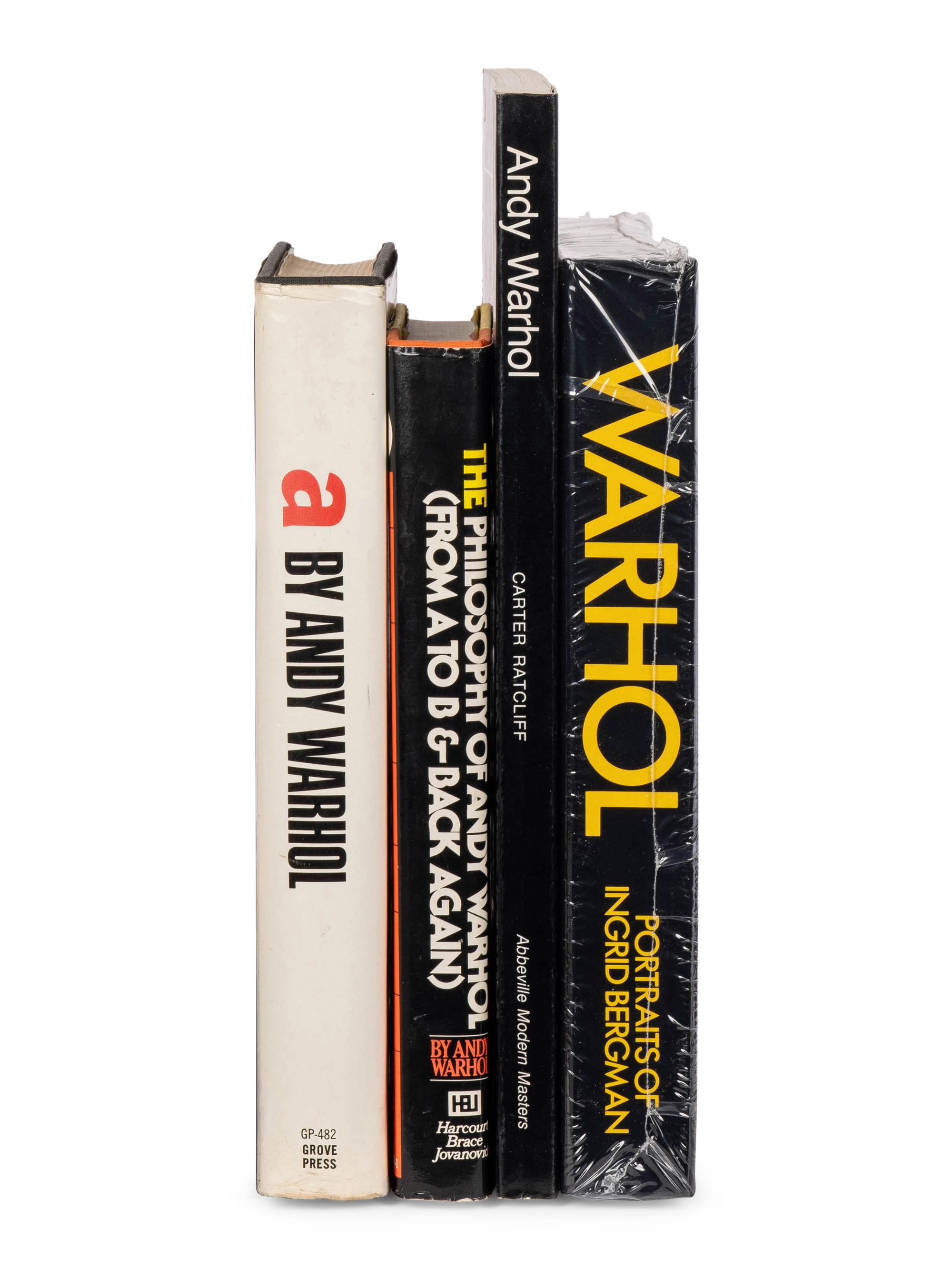 [ARTIST'S BOOKS]. WARHOL, Andy (1928-1987). A group of 4 works, comprising: