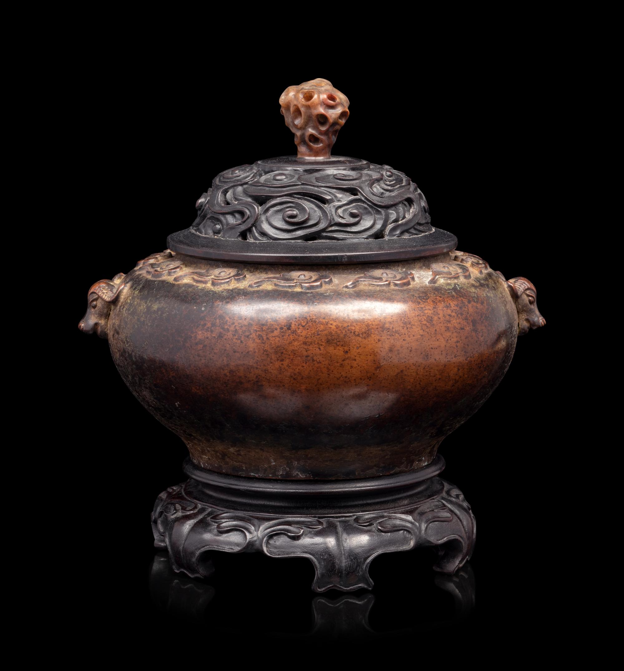 A Chinese Bronze Incense Burner