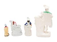 A Group of Eight Staffordshire Figures