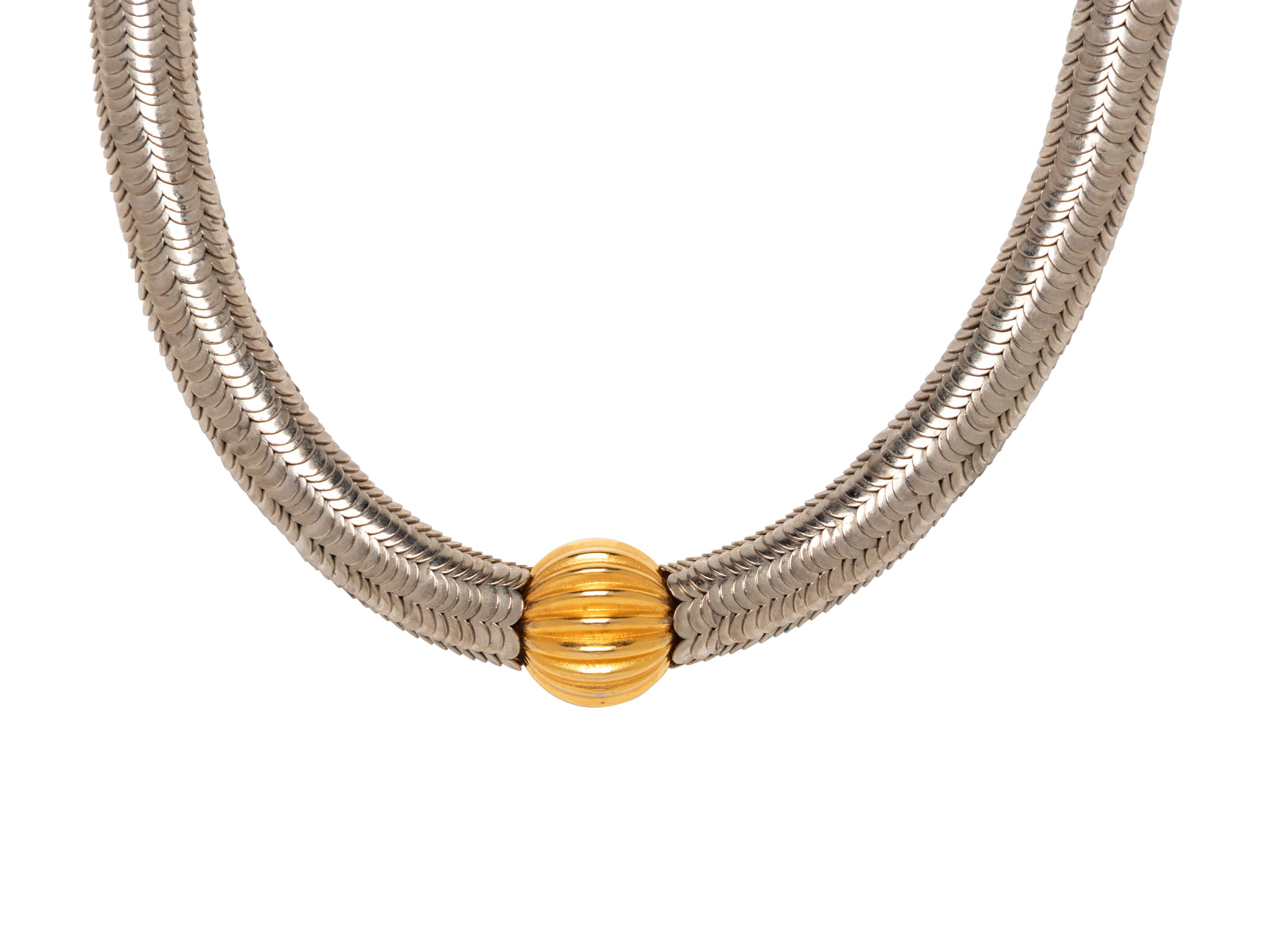 Yves Saint Laurent, Metal Choker Necklace
