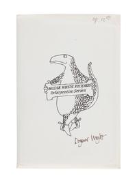 GOREY, Edward (1925-2000). Dogear Wryde Postcards. Alms for Oblivion Series . N.p., 1978. -- Dogear Wryde Postcards. Interpretive Series. N.p., 1979.