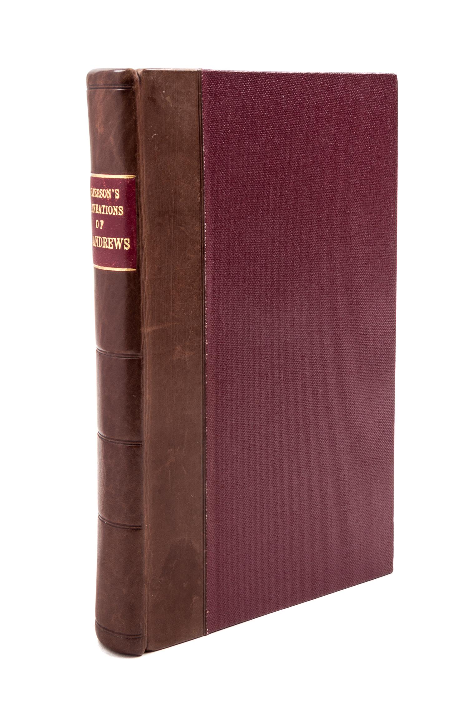 (GOLF) GRIERSON, JAMES. Delineations of St. Andrew...Edinburgh, 1807. Complete with four engraved plates.
