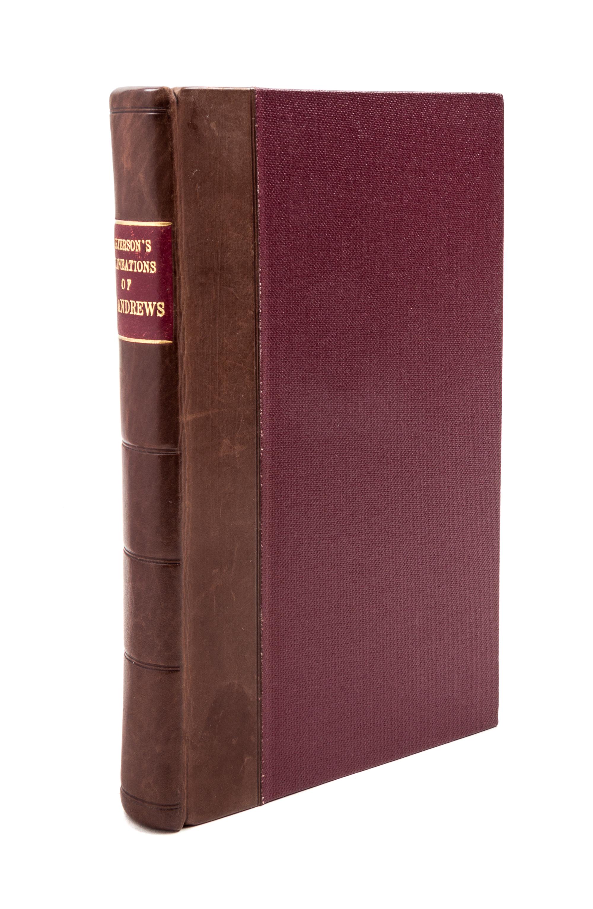 (GOLF) GRIERSON, JAMES. Delineations of St. Andrew...Edinburgh, 1807. Complete with four engraved plates.