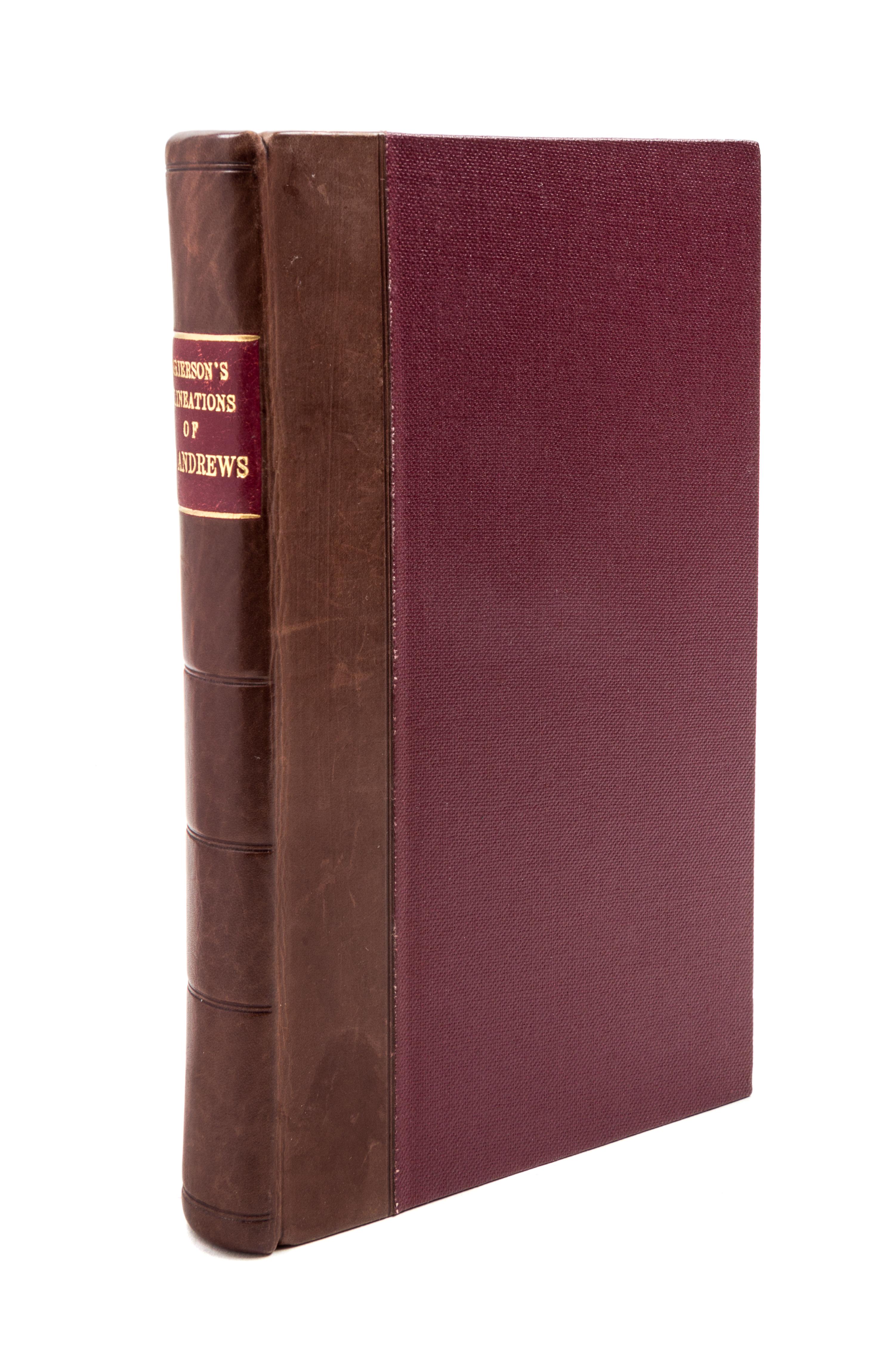 (GOLF) GRIERSON, JAMES. Delineations of St. Andrew...Edinburgh, 1807. Complete with four engraved plates.