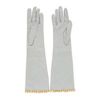 Chanel, Kidskin Letter Charm Gloves
