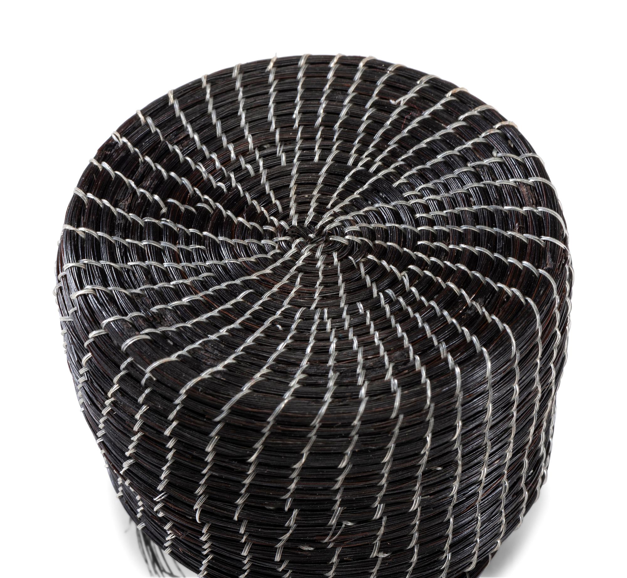 Tohono O'odham and Akimel O'odham Miniature Horsehair baskets