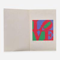 Robert Indiana (American, 1928-2018) The Philadelphia Love (with Poetry: Wherefore The Punctuation of the Heart)