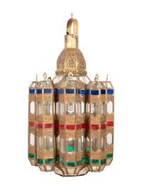 A Group of Three Syrian Brass Lanterns