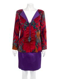 Three Bob Mackie Items, 1980-90s: Two Strapless Dresses & One Suit