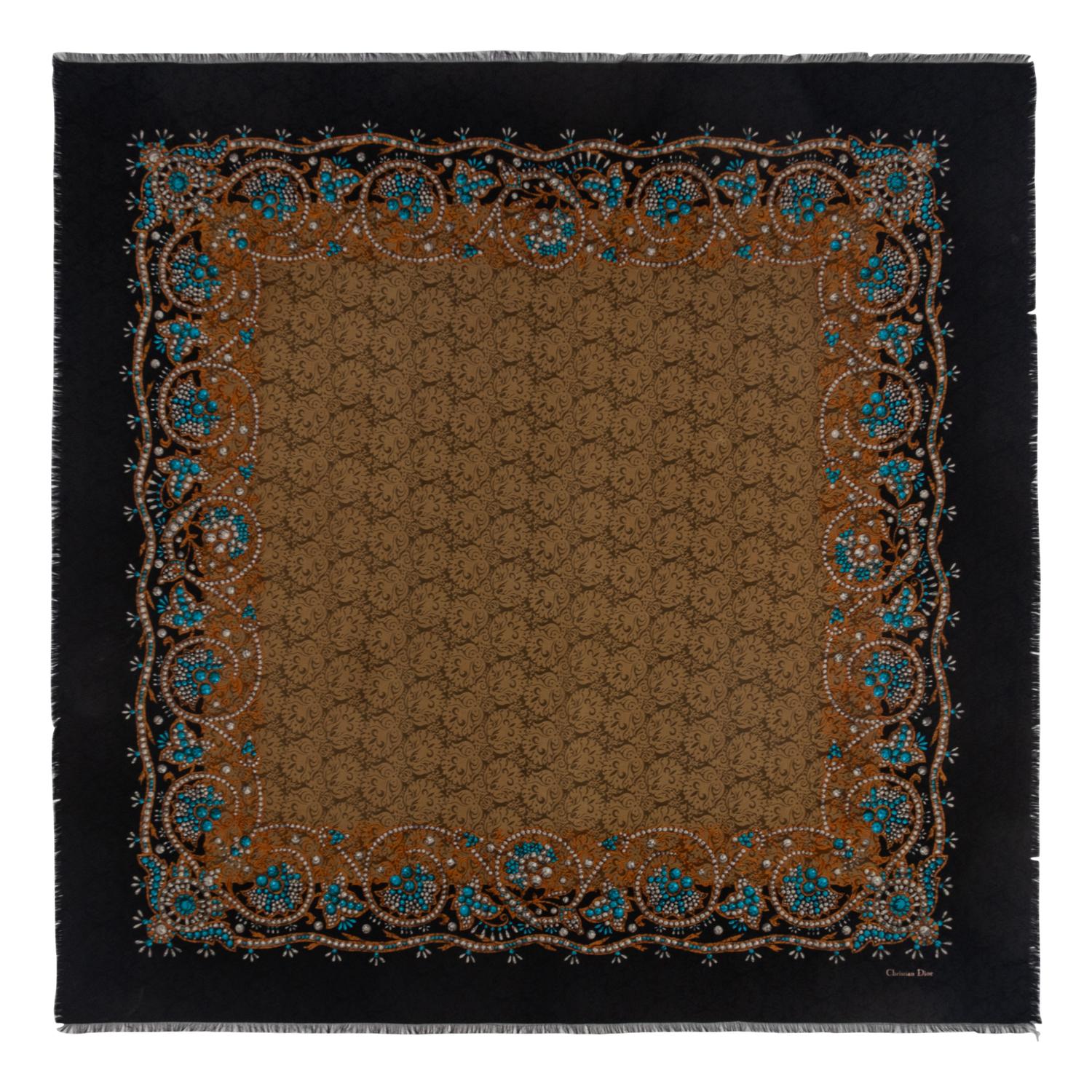 A Christian Dior Scarf and a Giorgio Armani Voided Velvet Shawl