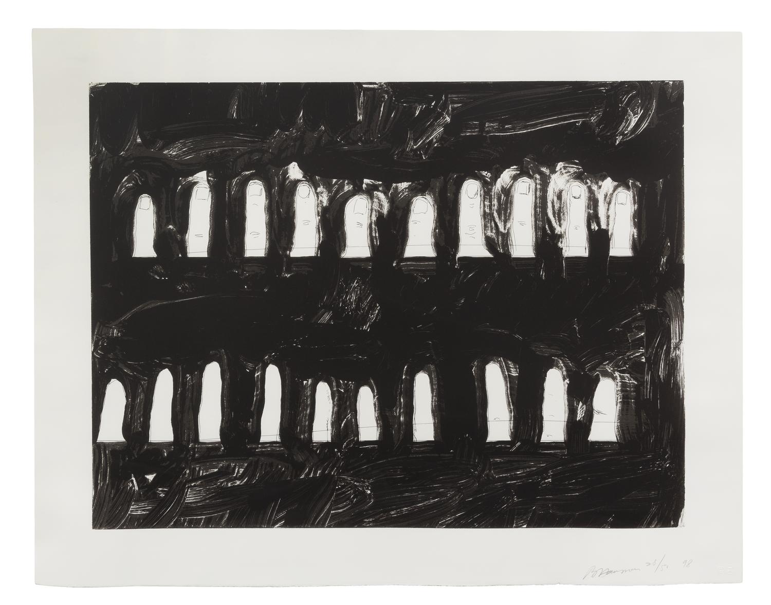 Bruce Nauman, (American, born 1941), Verso Recto (State I), 1998