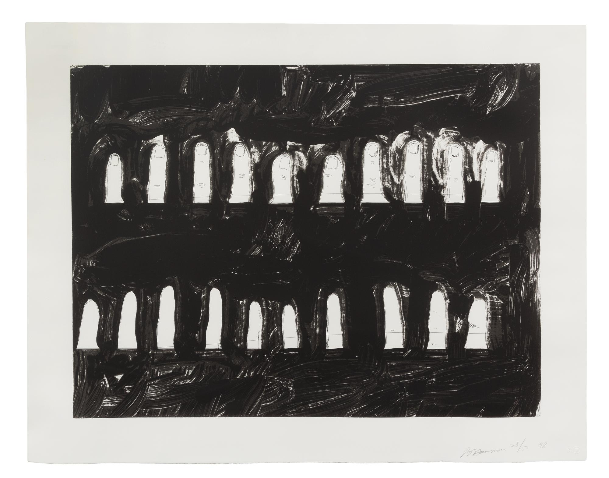 Bruce Nauman, (American, born 1941), Verso Recto (State I), 1998