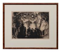Two Works: Deer Dance, edition 46/75 and Keresan Dancers , edition 11/50
