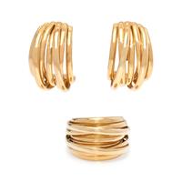 DE GRISOGONO, YELLOW GOLD 'ALLEGRA' SET