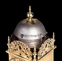 A English Brass Lantern Clock, with Iron Bracket, Thomas Tompion, Londoni