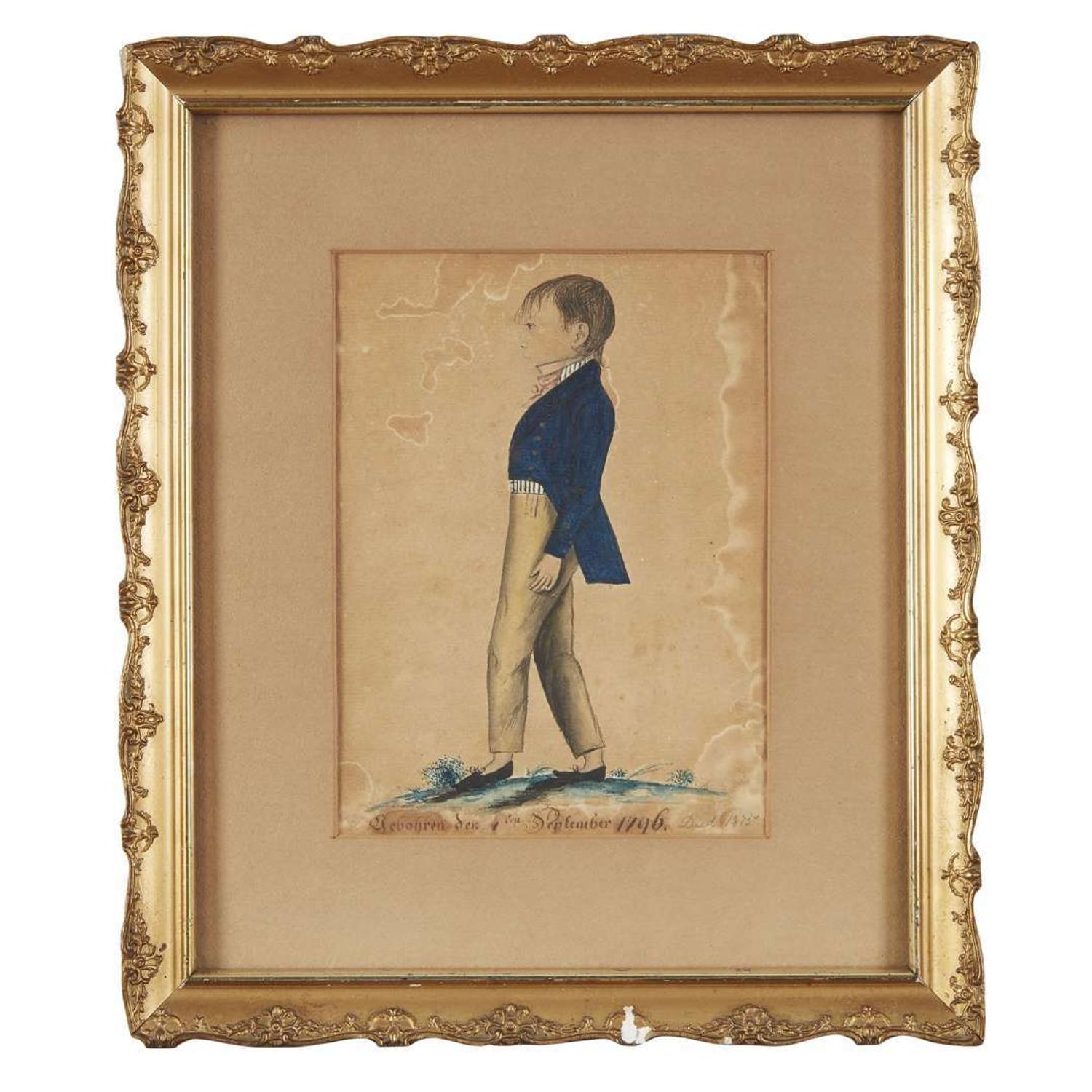 Jacob Maentel (1763-1863) Portrait of Isaac Hottenstein (1796-1875)