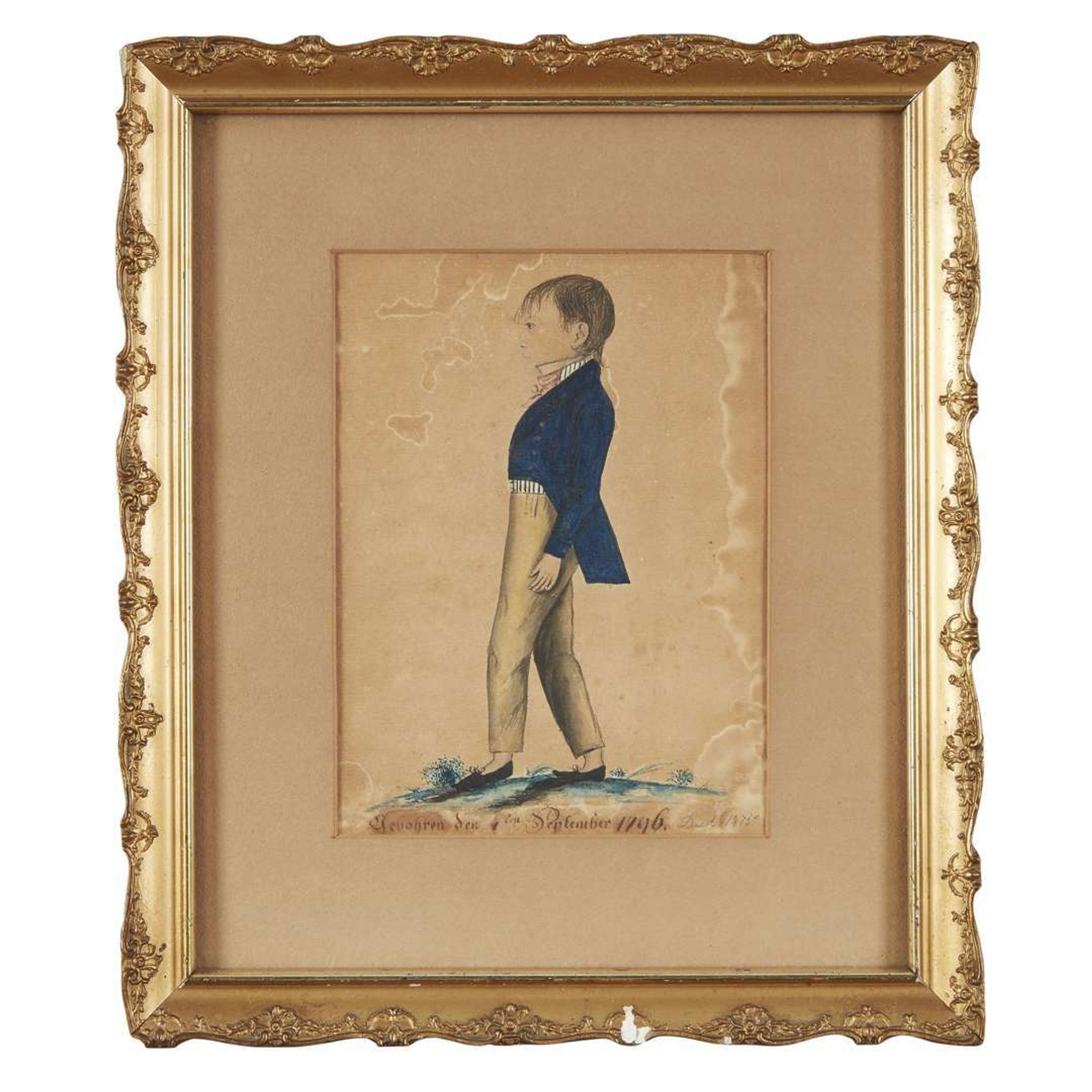 Jacob Maentel (1763-1863) Portrait of Isaac Hottenstein (1796-1875)