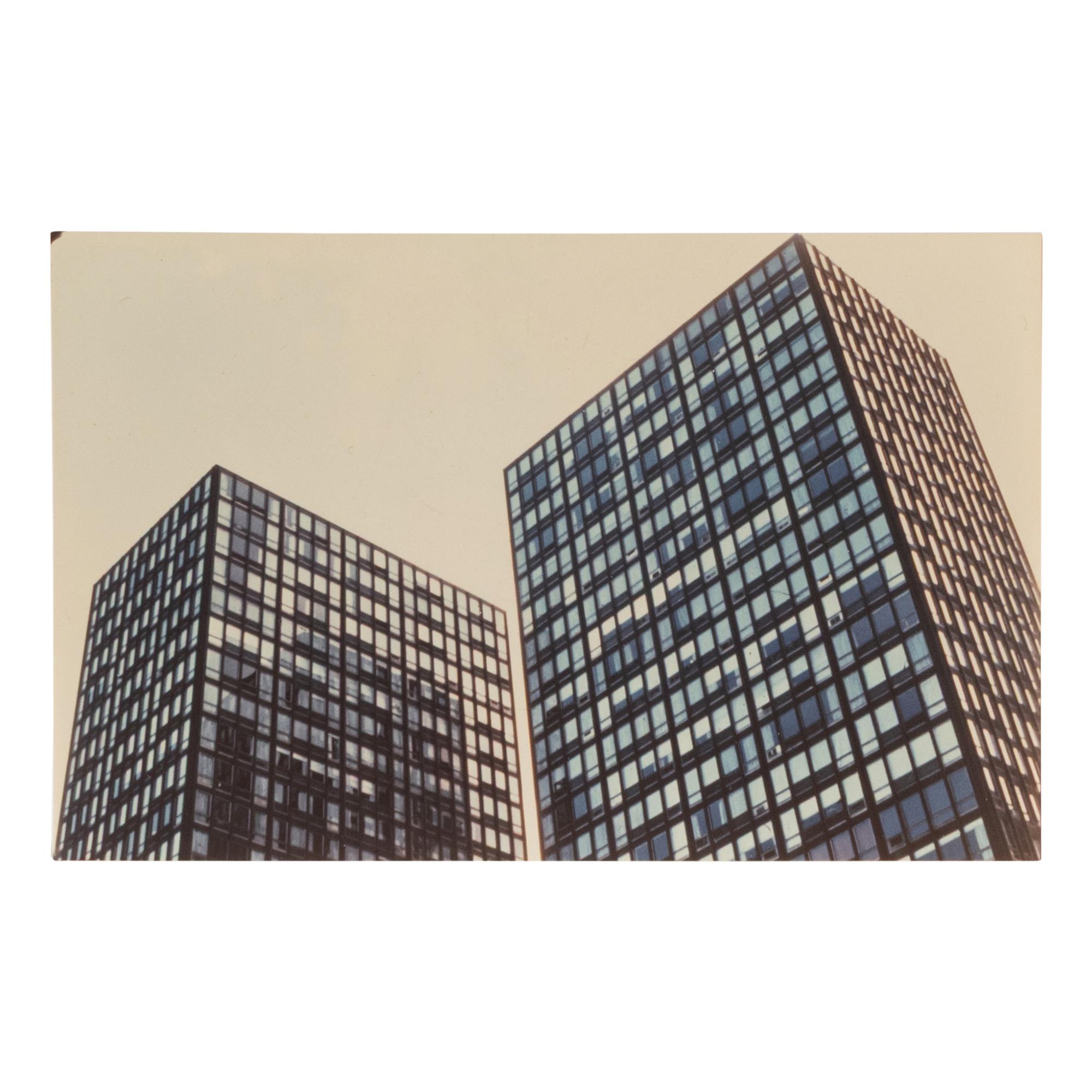 Howard Dearstyne (American, 1903-1979) — A pair of photographs of Ludwig Mies van der Rohe's 860-880 North Lake Shore Drive