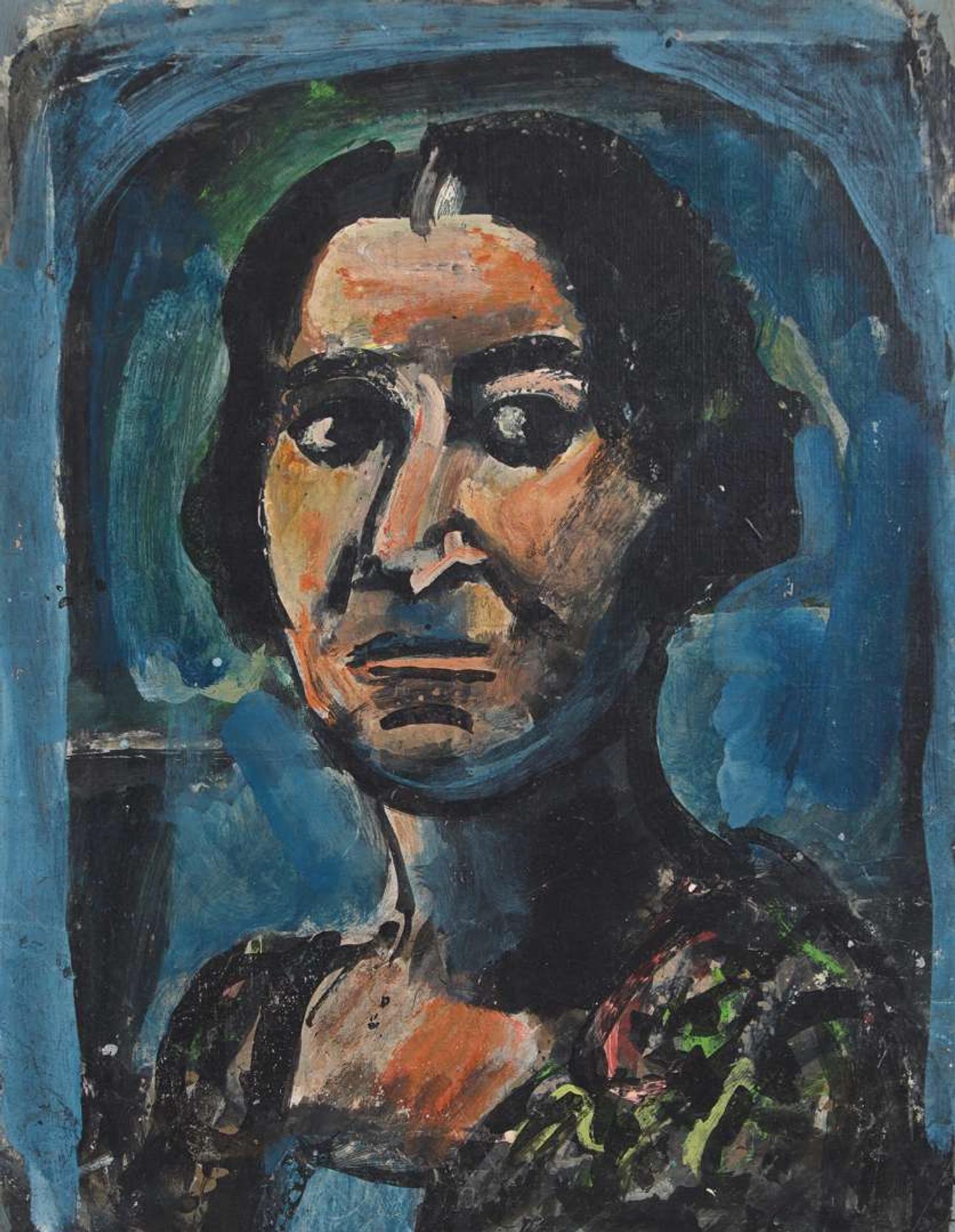 Georges Rouault (French, 1871-1958) - Étude pour le Portrait de Marie Thérèse Bonney