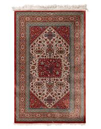 A Qum Silk Rug