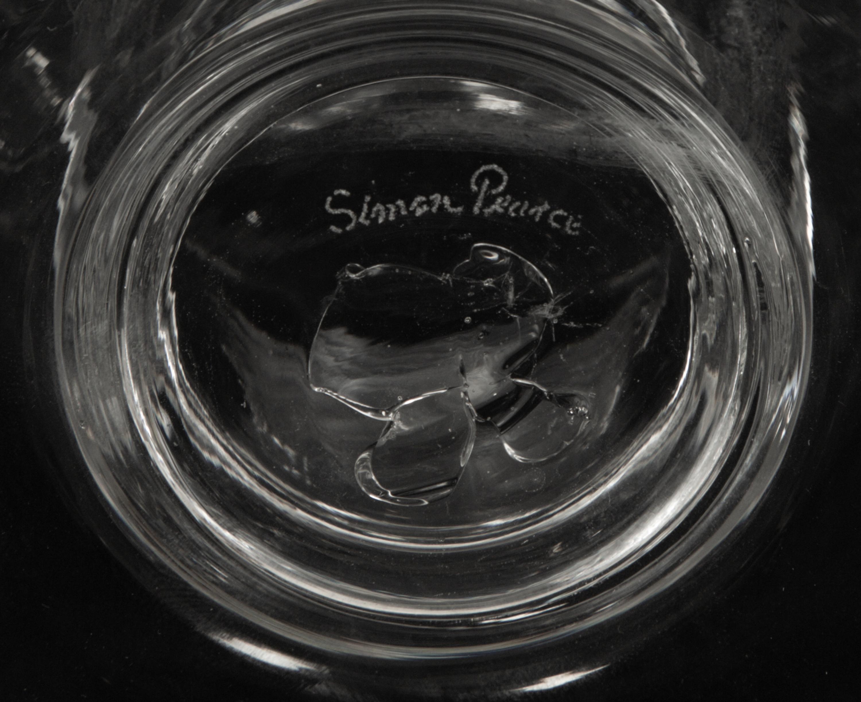 A Group of Simon Pearce Glass Stemware