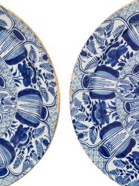 A Pair of Delft Earthenware Chargers
