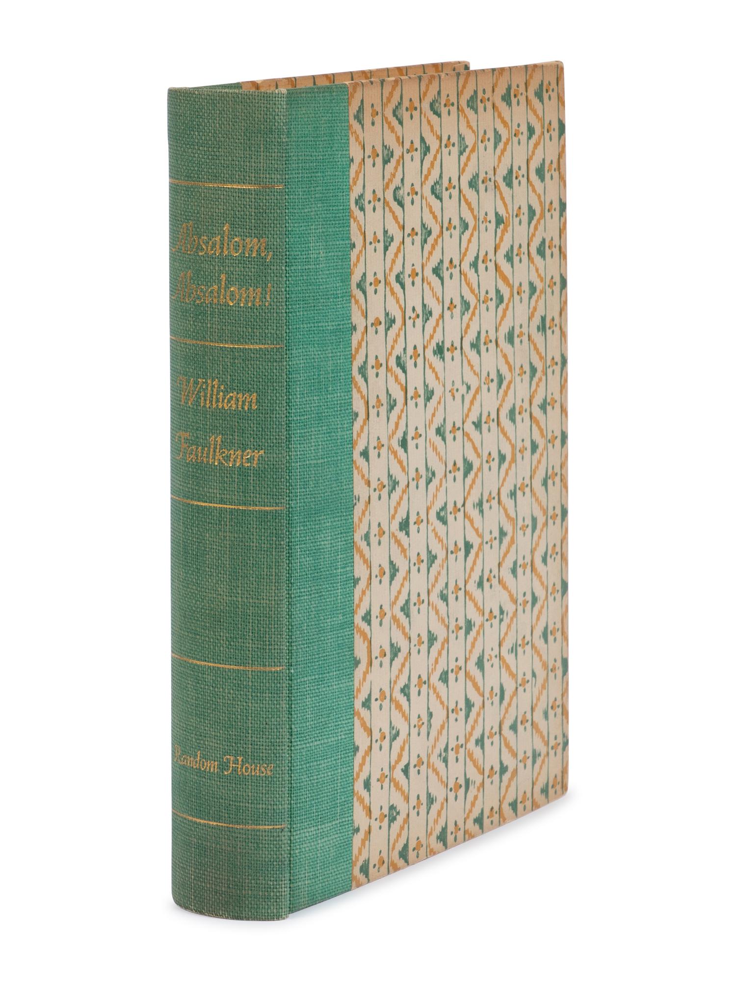 FAULKNER, William (1897-1962). Absalom, Absalom! New York: Random House, 1936.