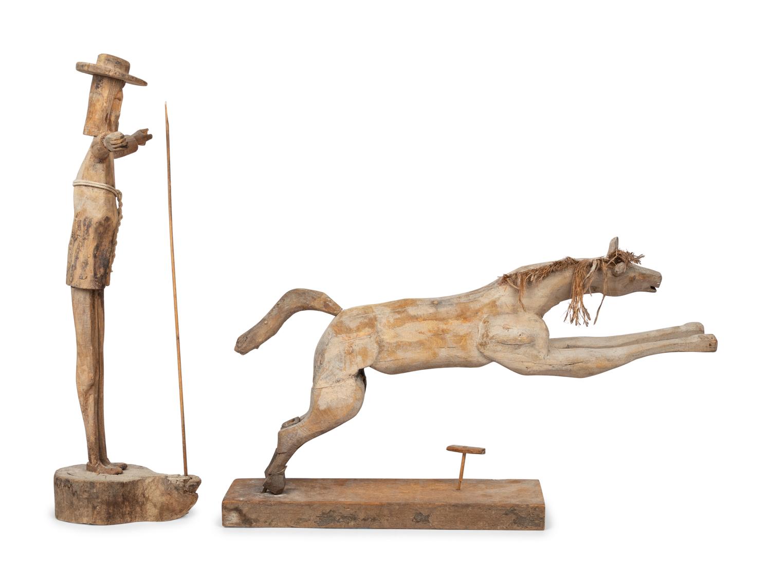 Don Quixote and Steed (two works)