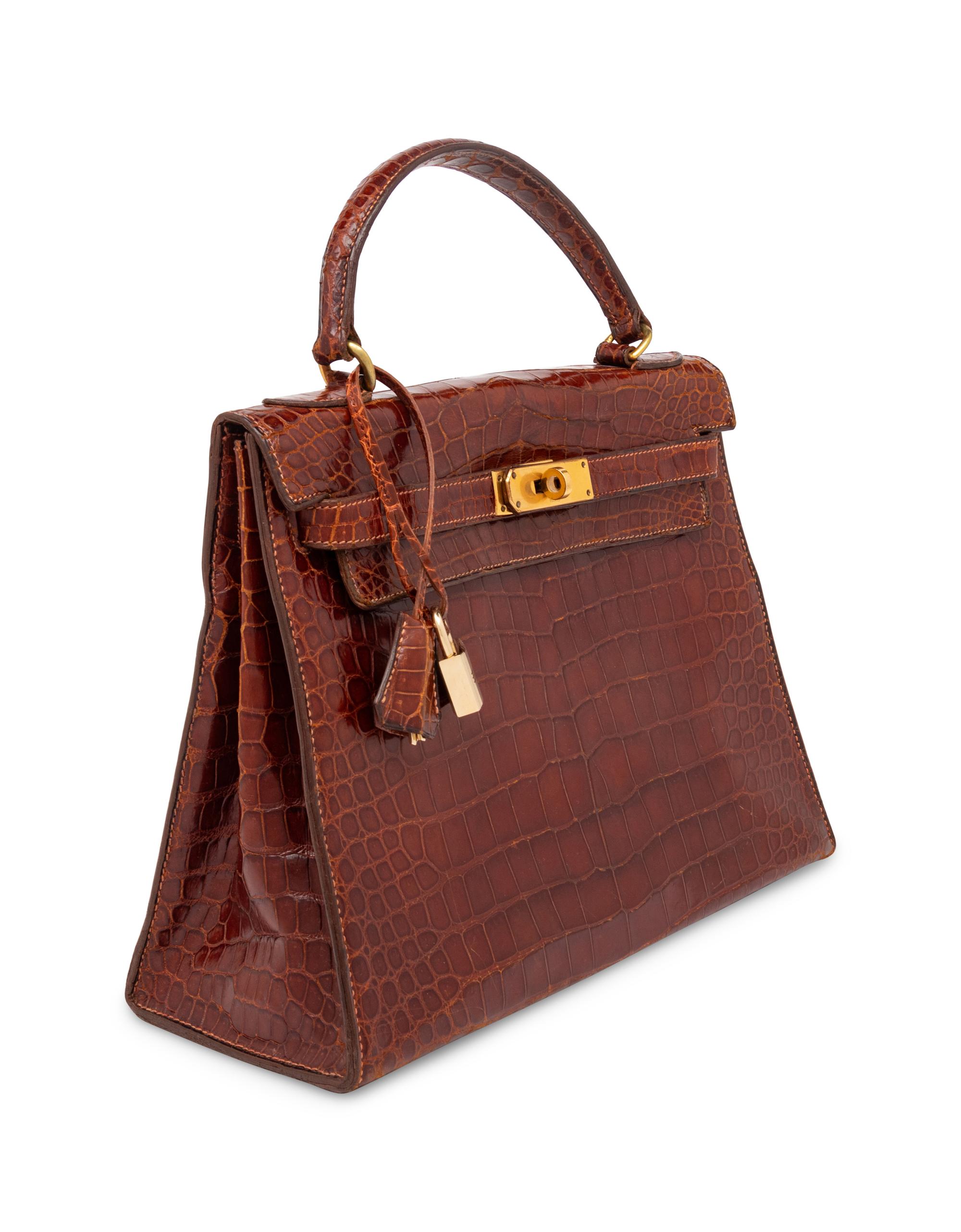 HERMÈS, CROCODILE KELLY 28