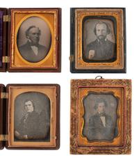 [EARLY PHOTOGRAPHY]. 23 quarter plate daguerreotypes featuring men of varying ages.