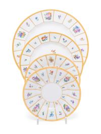 A Royal Copenhagen Porcelain Dinner Service