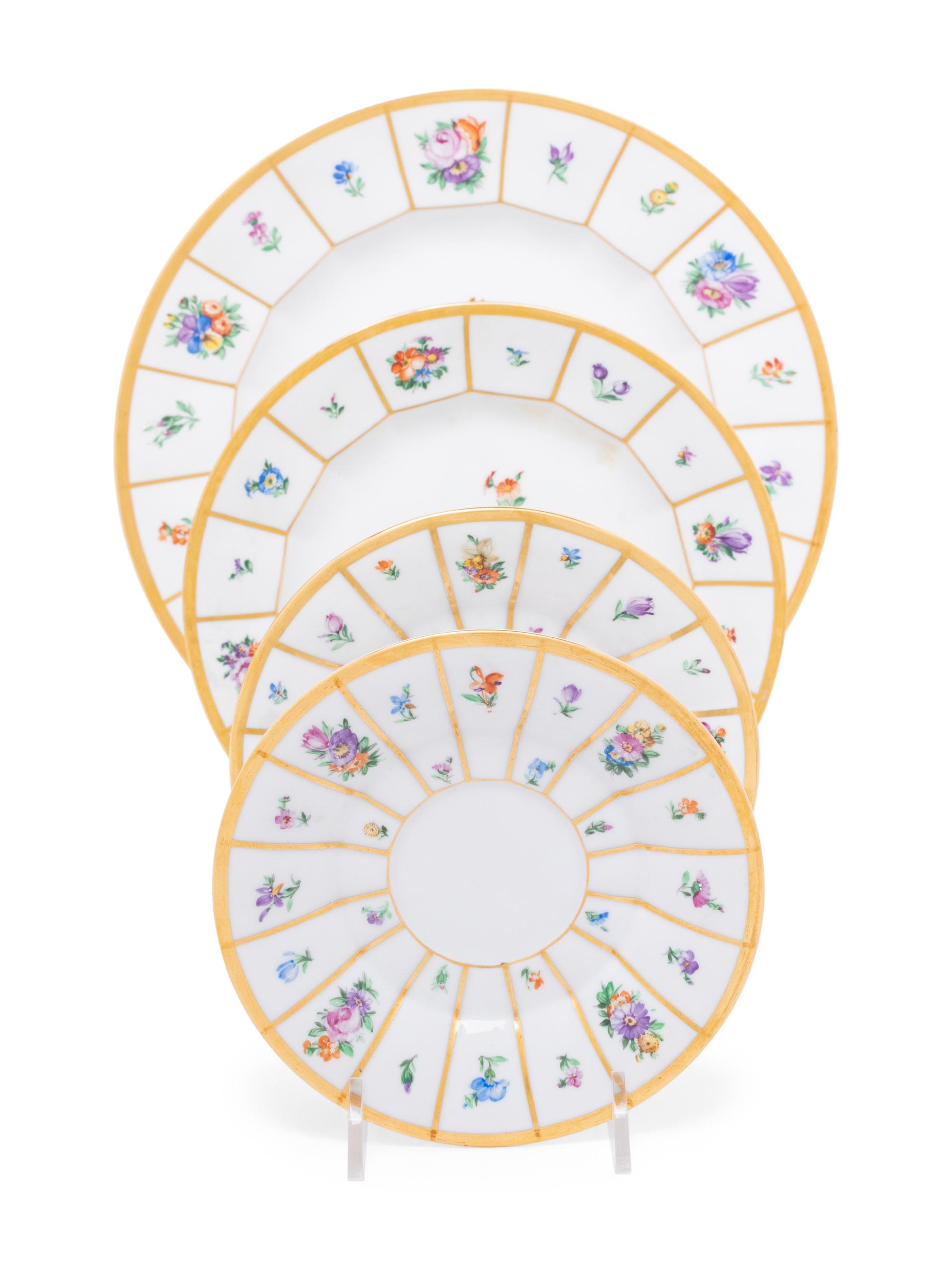 A Royal Copenhagen Porcelain Dinner Service