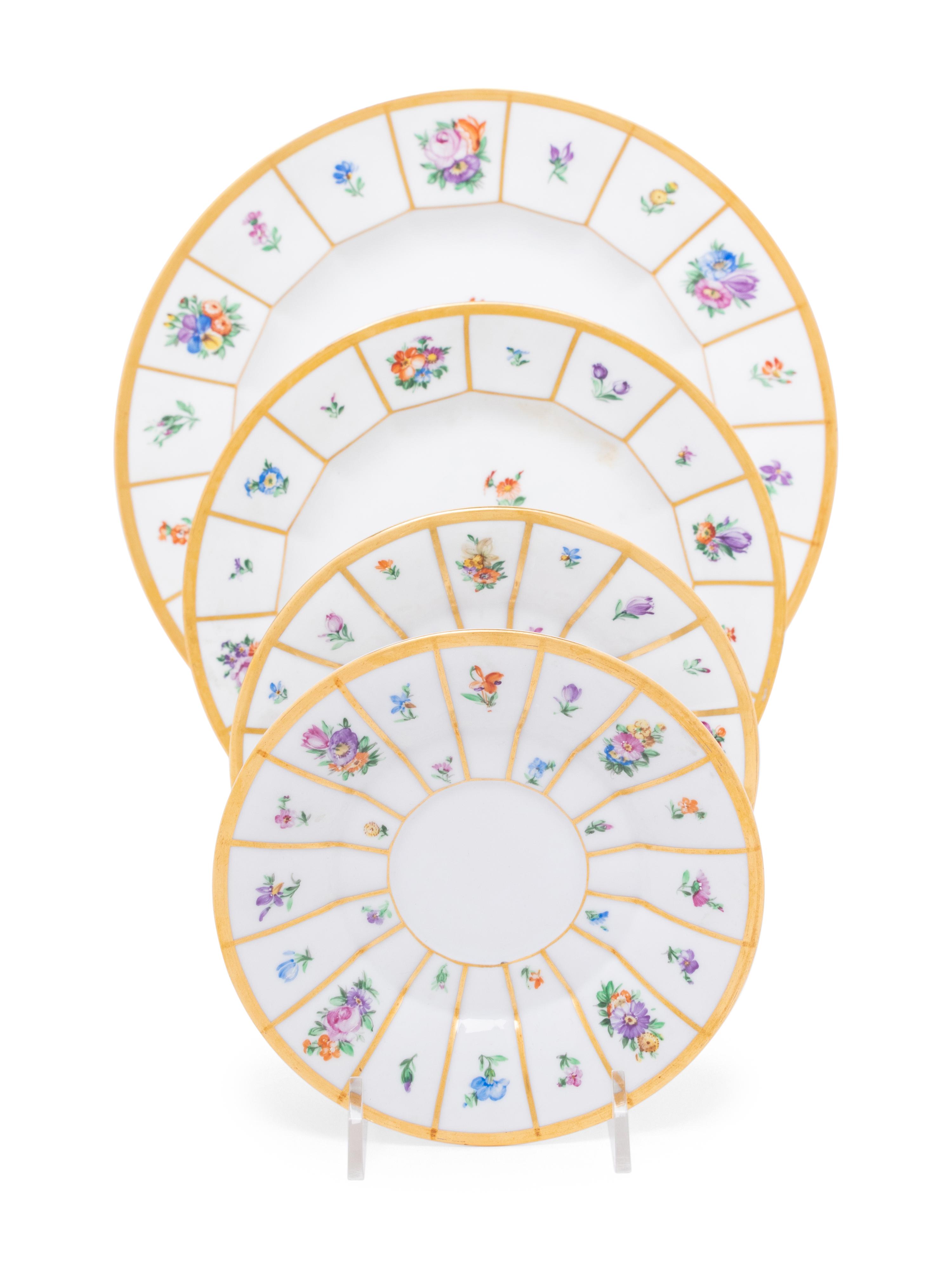 A Royal Copenhagen Porcelain Dinner Service