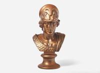 A Wedgwood Bronzed Black Basalt Library Bust of Minerva, UK, circa 1900