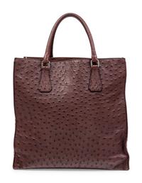 Prada Ostrich Tote