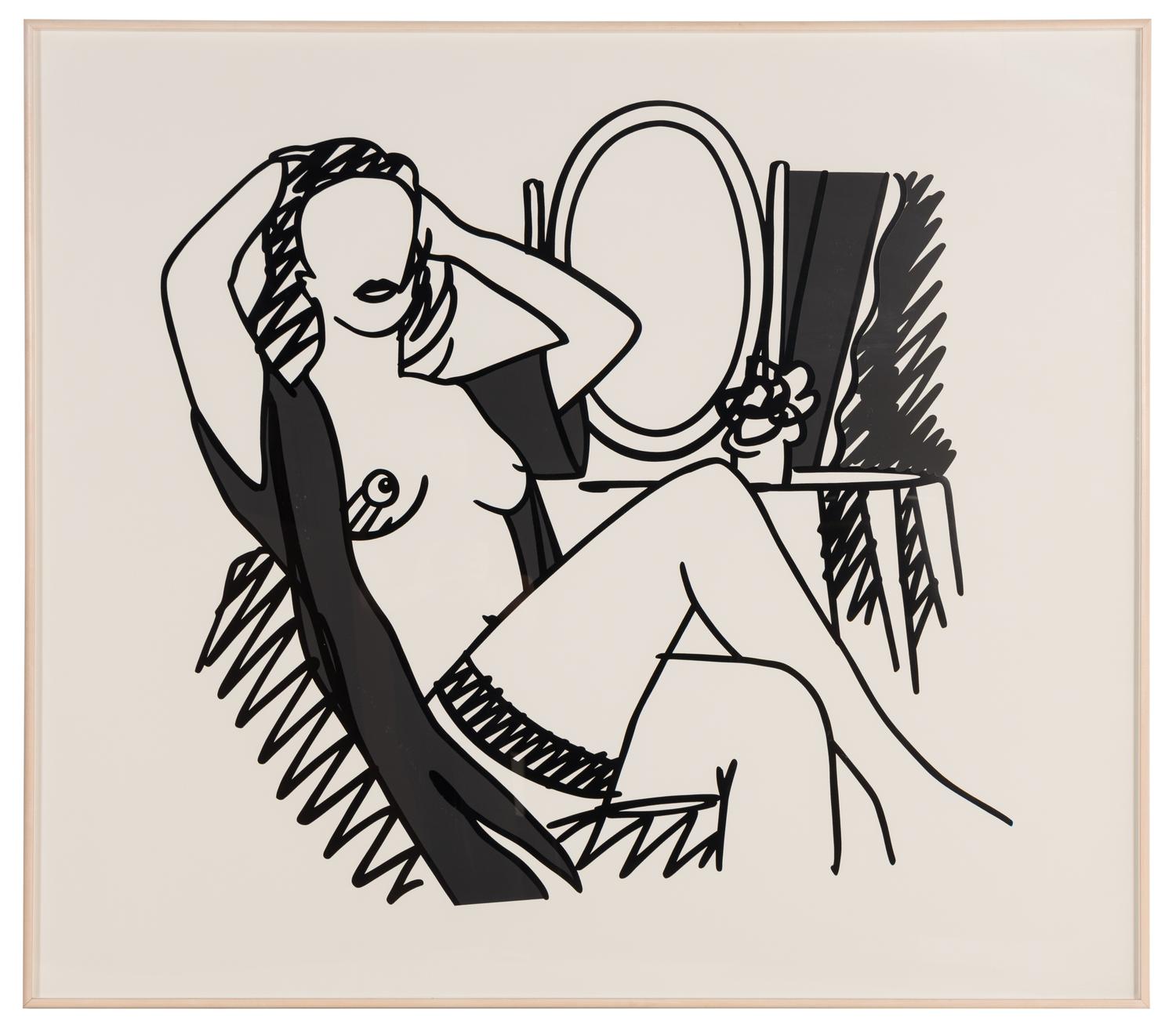 Nude and Mirror, 1990