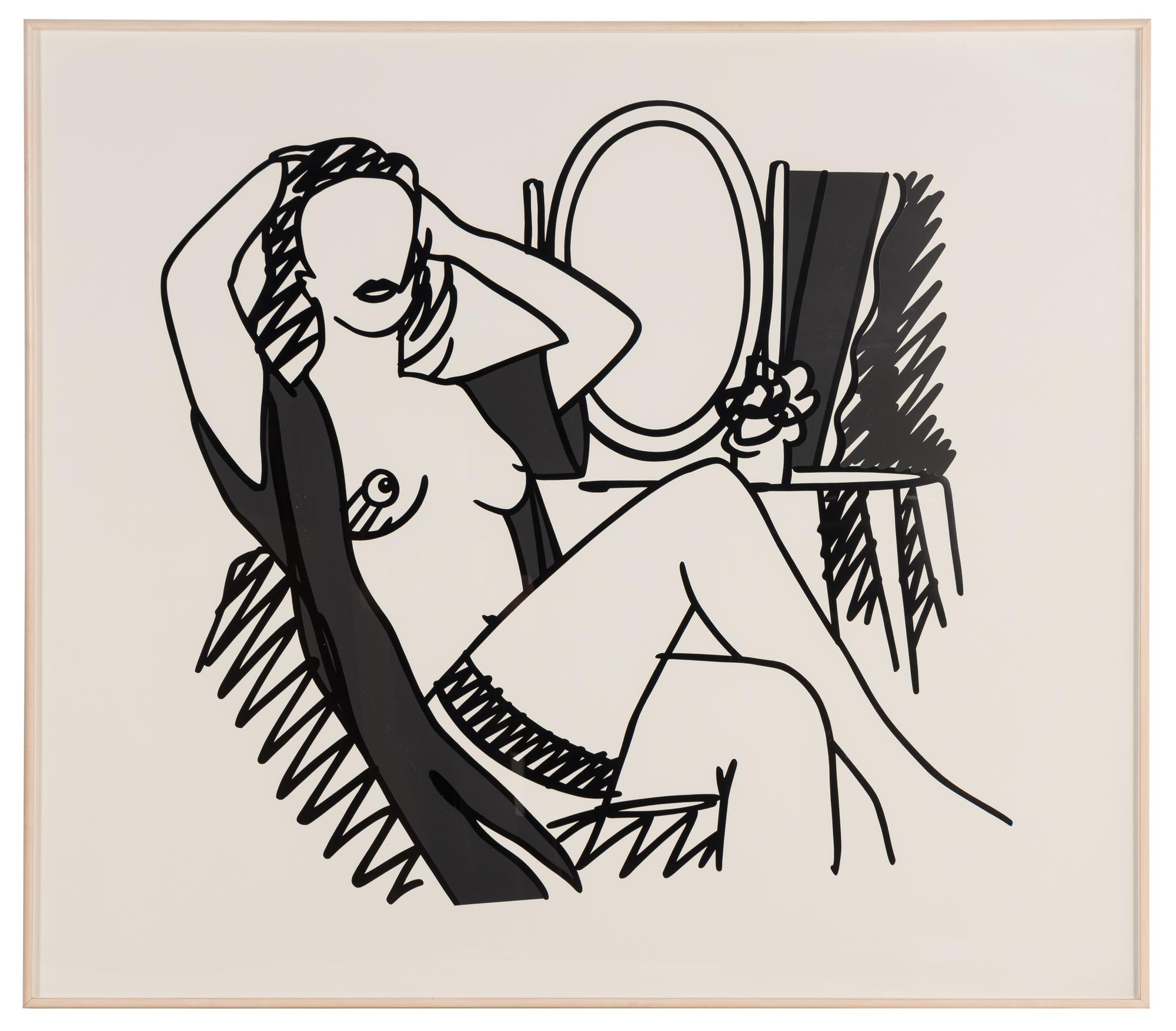 Nude and Mirror, 1990