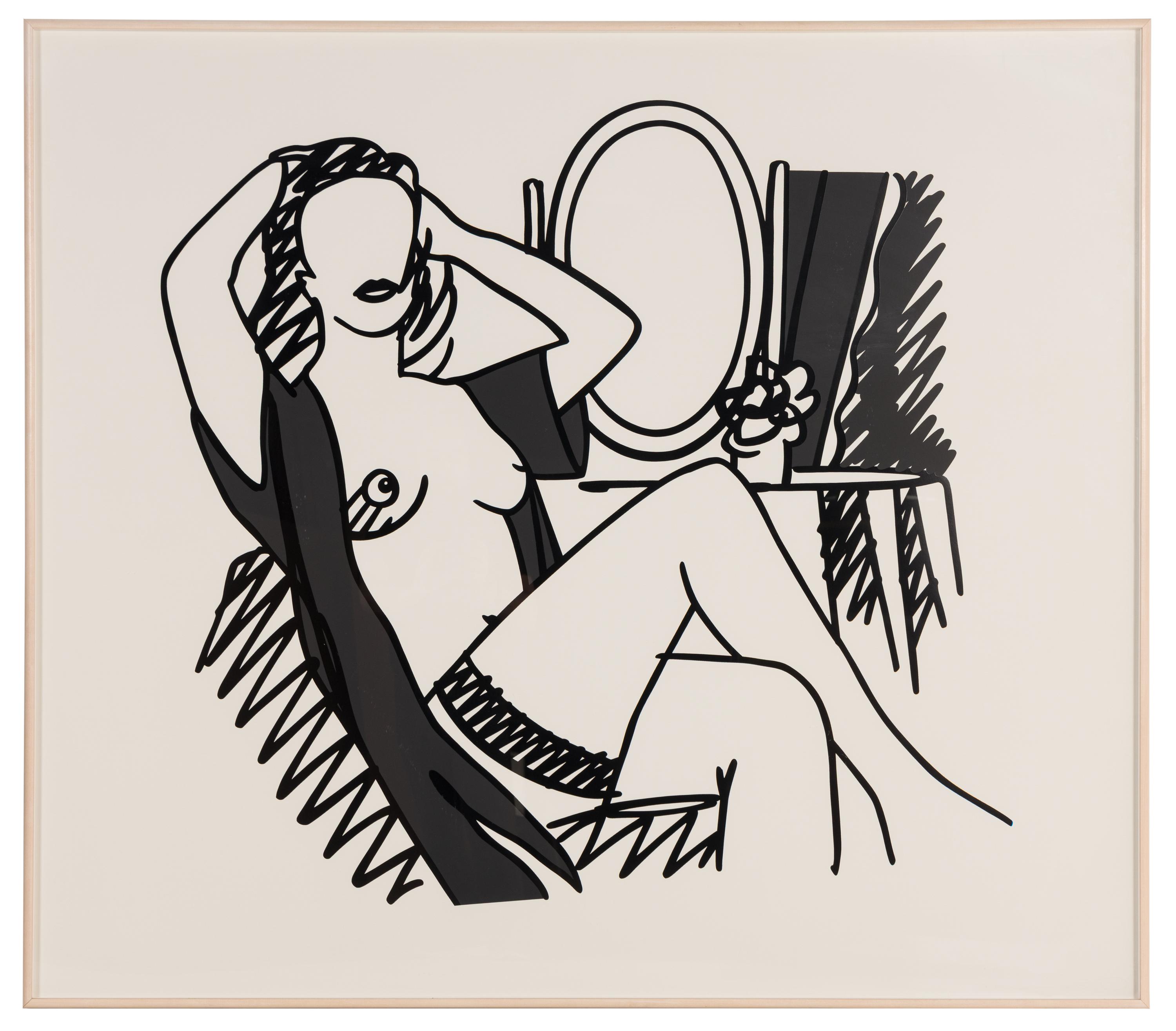 Nude and Mirror, 1990
