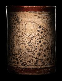 A Maya Codex Style Cylinder Vessel