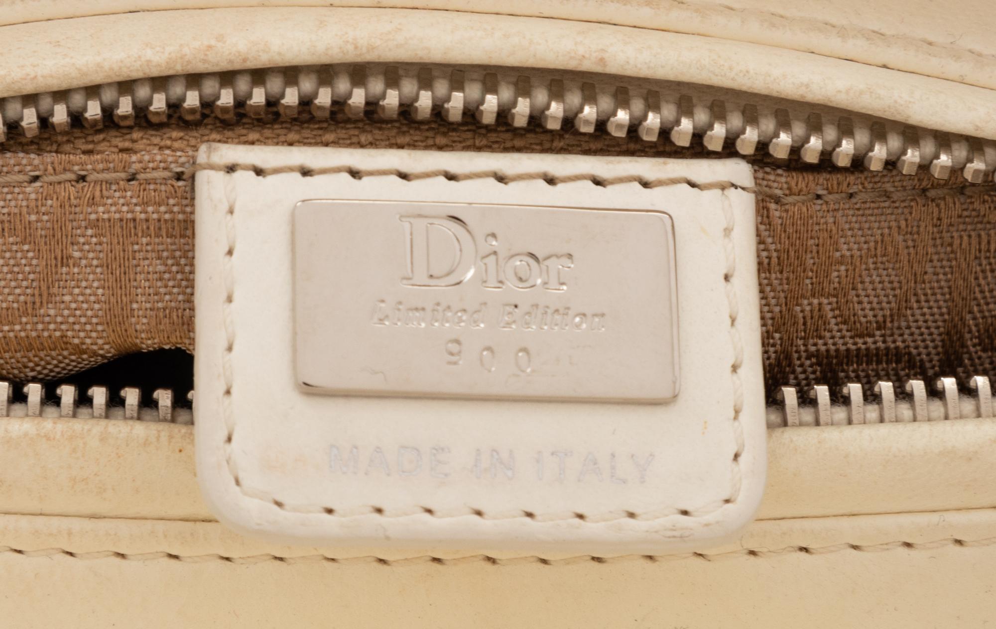 Christian Dior Limited Edition Laser Cut Leather Small Lady Dior Bag, 2007