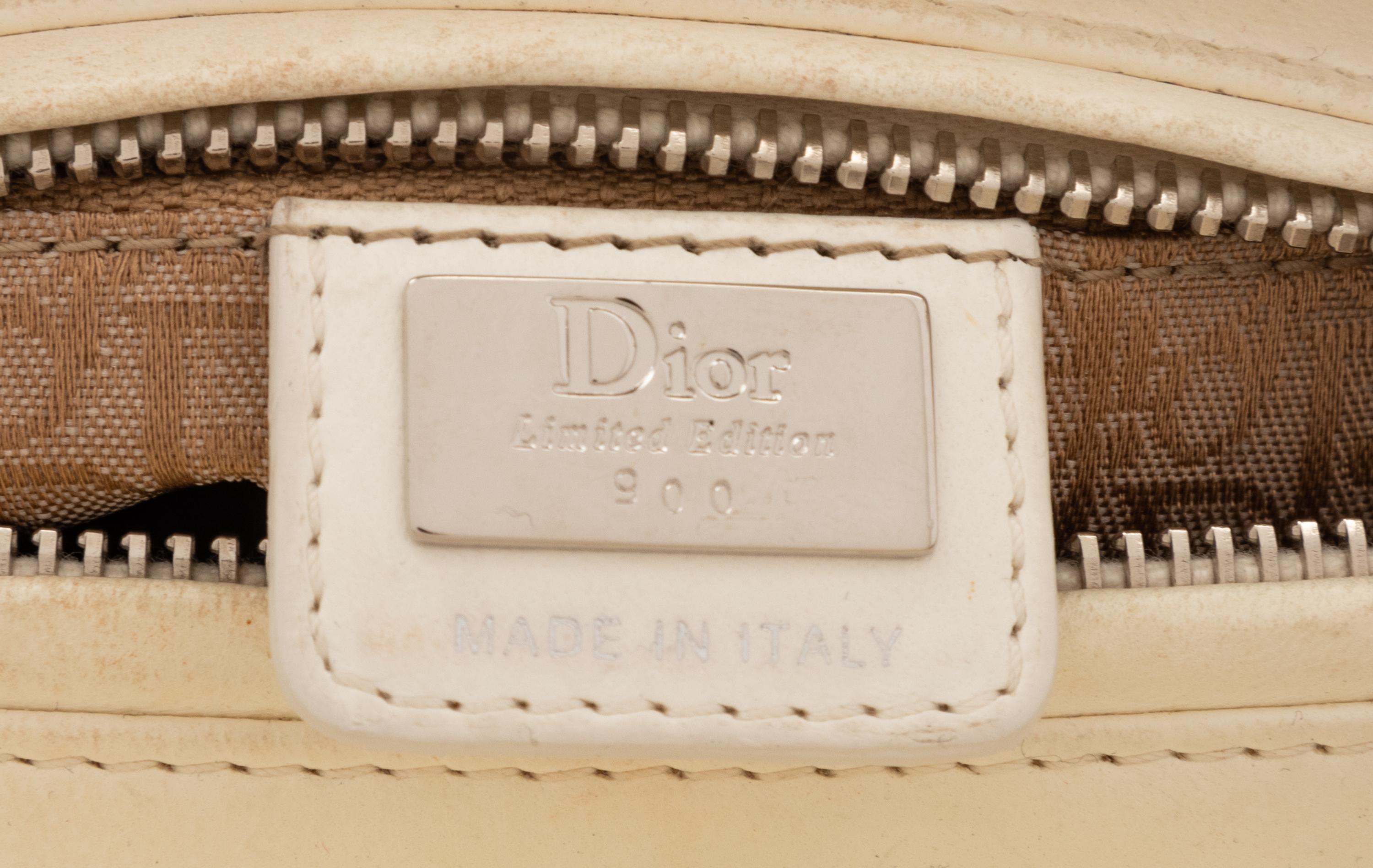 Christian Dior Limited Edition Laser Cut Leather Small Lady Dior Bag, 2007
