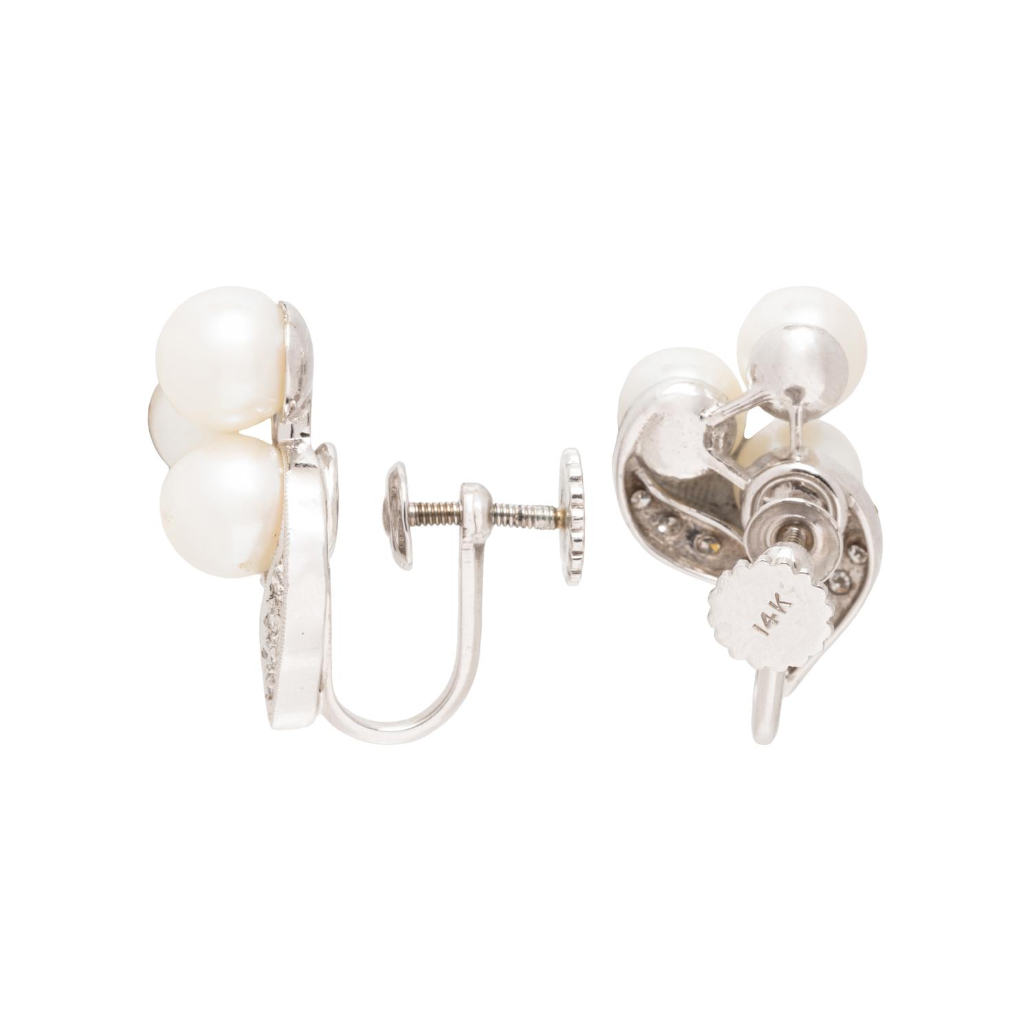 COLLECTION OF CULTURED PEARL AND DIAMOND JEWELRY