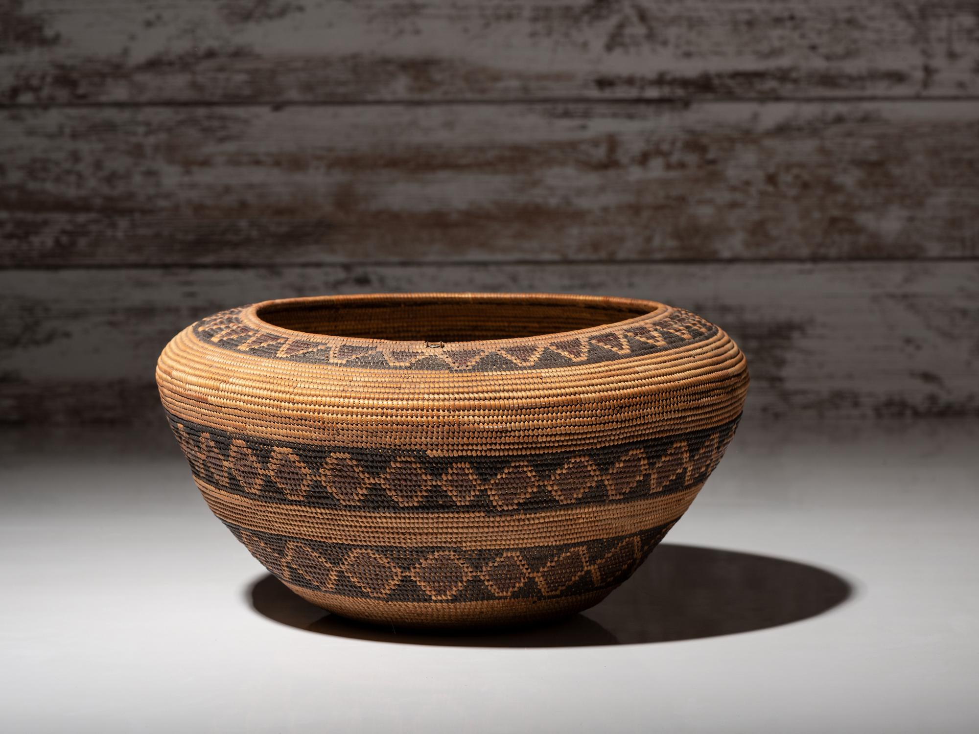 Yokut Polychrome Basket