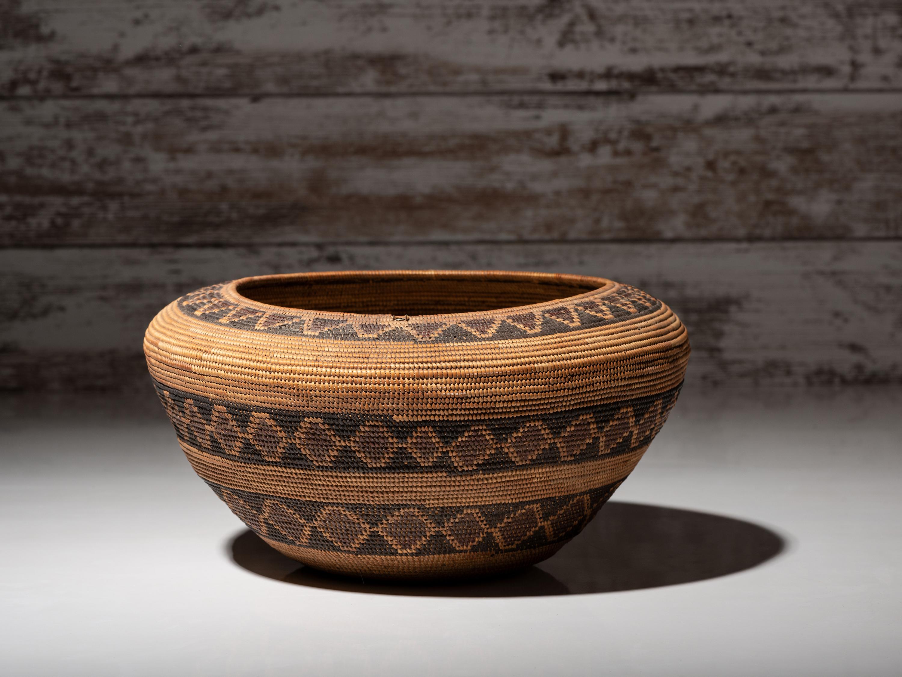 Yokut Polychrome Basket