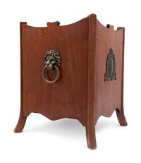 A Regency Gilt Metal Mounted Mahogany Jardinière