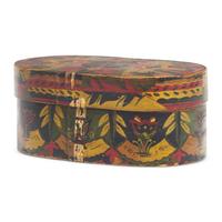 A Swedish Painted Bentwood Box