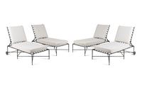 A Set of Four Mario Papperzini 'Amalfi' Chaises