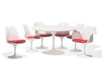 Tulip Table and Six Armchairs Knoll Studio