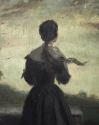 Woman Looking Out Over Landscape